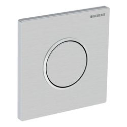 Geberit Typ 10 Drückerplatte für Urinalsteuerung mit pneumatischer Spülauslösung, Ro... GEBERIT-241915KN1 4025416941026 (Abb. 1)