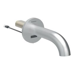 Geberit Piave Waschtischarmatur, Wandmontage Länge 22cm, Edelstahl gebürstet, easy-t... GEBERIT-243677SN1 4025410065544 (Abb. 1)