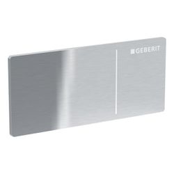 Geberit Drückerplatte für Typ 70 Fernbetätigung, gebürstet, Easy to Clean-beschichte... GEBERIT-242957FW1 4025416309680 (Abb. 1)