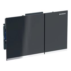 Geberit Sigma 60 Drückerplatte, 2-Mengen-Spülung Schwarz, verspiegelt, Hochglanz ver... GEBERIT-243415SJ1 4025416830641 (Abb. 1)