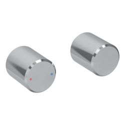 Geberit Set Drehgriffe für Geberit ONE Waschtischarmatur rundes Design, Wandmontage,... GEBERIT-244162211 4025410644275 (Abb. 1)