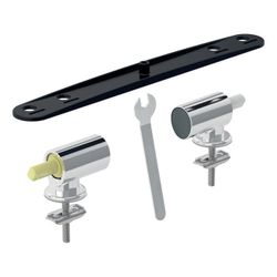 Geberit Acanto Set Scharniere für WC-Sitz, Absenkautomatik, Quick-Release mechanisch... GEBERIT-244202001 4025410529657 (Abb. 1)