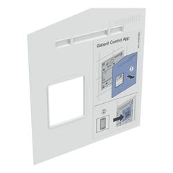 Geberit Spritzschutz für Unterputzurinalsteuerung... GEBERIT-244924001 4025410946522 (Abb. 1)