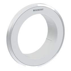 Geberit Typ 10 Rosette für Fernbetätigung Round, Möbeldrücker, Mattchrom, easy-to-cl... GEBERIT-242964JQ1 4025410743114 (Abb. 1)