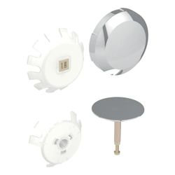 Geberit Fertigbauset für Badewannenablauf mit Rundgewinde, Hochglanz verchromt... GEBERIT-245441211 4025410627933 (Abb. 1)