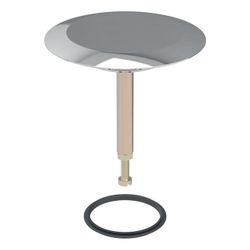 Geberit Ventilstopfen für Badewannenablauf mit Druckbetätigung, Hochglanz verchromt... GEBERIT-245439211 4025410604835 (Abb. 1)