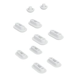 Geberit Set Ausgleichspuffer für Dusch-WC-Sitzring, WC-Deckel, für Geberit AquaClean... GEBERIT-242878001 4025416285335 (Abb. 1)