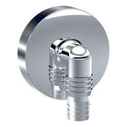 Geberit Winkelschlauchtülle mit Wandrosette, Hochglanz verchromt... GEBERIT-240020211 4025416034087 (Abb. 1)