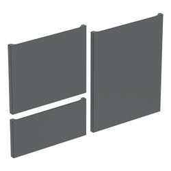 Geberit Renova Plan Set Schubladenfront, 2 Türen für Mittelhochschrank (ab Baujahr 2... GEBERIT-245060JK1 4025410574220 (Abb. 1)