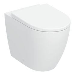 Geberit iCon Set Stand-WC Tiefspüler, wandbündig, geschlossenes Keramikdesign, Turbo... GEBERIT-503080001 4064746021305 (Abb. 1)