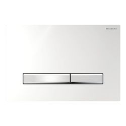 Geberit Sigma 50 Drückerplatte, 2-Mengen-Spülung, Square, Hochglanz verchromt, Metal... GEBERIT-115788212 4025416454373 (Abb. 1)