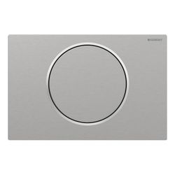 Geberit Sigma 10 Drückerplatte, für Spül-Stopp-Spülung, verschraubbar gebürstet, eas... GEBERIT-115787SN5 4025416551935 (Abb. 1)