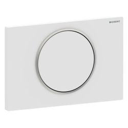 Geberit Drückerplatte Sigma10, für Spül-Stopp-Spülung Weiß matt lackiert, poliert, E... GEBERIT-115758JT5 4025410635549 (Abb. 1)
