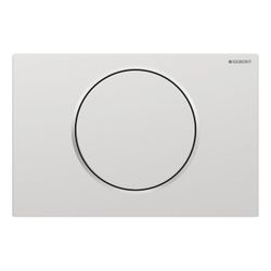 Geberit Sigma 10 Drückerplatte, für Spül-Stopp-Spülung Mattchrom lackiert, easy-to-c... GEBERIT-115758JQ5 4025410754080 (Abb. 1)