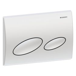 Geberit Kappa20 Betätigungsplatte, Kunststoff, 2-Mengen-Spülung, Chrom matt... GEBERIT-115228461 4025416838692 (Abb. 1)