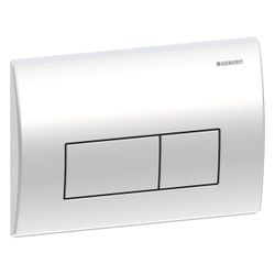 Geberit Kappa 50 Drückerplatte, 2-Mengen-Spülung, Hochglanz verchromt... GEBERIT-115260211 4025416743088 (Abb. 1)