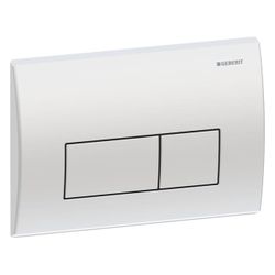 Geberit Kappa 50 Drückerplatte, 2-Mengen-Spülung, Mattverchromt... GEBERIT-115260461 4025416793533 (Abb. 1)