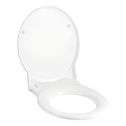 Geberit Joly WC-Sitz mit Absenkautomatik, Befestigung von oben, Weiß/glänzend... GEBERIT-571005000 4022009286540 (Abb. 1)