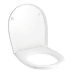 Geberit Visit WC-Sitz ohne Absenkautomatik, Befestigung vorne, Weiß/glänzend... GEBERIT-571150000 4022009207484 (Abb. 1)