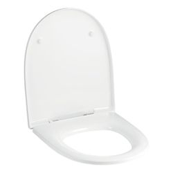 Geberit WC-Sitz Vivano mit Absenkautomatik, Befestigung von oben, Weiß/glänzend... GEBERIT-574905000 4022009286625 (Abb. 1)