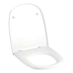 Geberit Vitelle WC-Sitz ohne Absenkautomatik, Befestigung von oben, Weiß/glänzend... GEBERIT-573620000 4022009161847 (Abb. 1)
