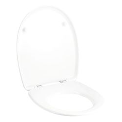 Geberit Virto WC-Sitz mit Absenkautomatik, Befestigung von oben, Weiß/glänzend... GEBERIT-573065000 4022009286588 (Abb. 1)