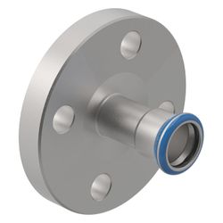 Geberit Mapress Edelstahl Flansch PN 10/16, mit Pressmuffe D 28mm, DN 25... GEBERIT-33735 4024723337355 (Abb. 1)