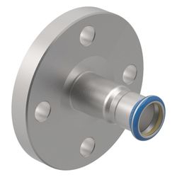 Geberit Mapress Edelstahl Flansch PN 10/16, mit Pressmuffe, Gas, D 54mm, DN 50... GEBERIT-34208 4024723342083 (Abb. 1)