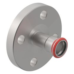 Geberit Mapress C-Stahl Flansch 10/16 bar, mit Pressmuffe Außendurchmesser 22mm, DN 20... GEBERIT-23754 4024723237549 (Abb. 1)
