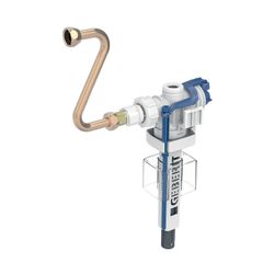 Geberit Füllventil Typ 383 Wasseranschluss seitlich 3/8", Nippel aus Messing, für Un... GEBERIT-240705005 4064746036972 (Abb. 1)