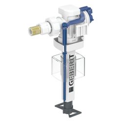 Geberit Füllventil Typ 383 Wasseranschluss seitlich 3/8", Nippel aus Messing, für Au... GEBERIT-240700005 4064746036989 (Abb. 1)