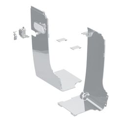 Geberit Set Designabdeckung seitlich für Wasseranschluss extern für Geberit AquaClea... GEBERIT-243251211 4025416440307 (Abb. 1)