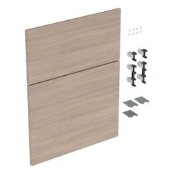 Geberit iCon Set Schubladenfronten für niedrigen Seitenschrank, 2 Schubladen, Breite... GEBERIT-245288001 4025410582447 (Abb. 1)