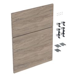 Geberit iCon Set Schubladenfronten für niedrigen Seitenschrank, 2 Schubladen, B 45cm... GEBERIT-245287001 4025410582430 (Abb. 1)