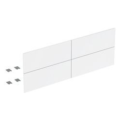 Geberit Set Schubladenfronten für ONE Unterschrank für Waschtisch, 4 Schubladen, Wei... GEBERIT-245151001 4025410577979 (Abb. 1)