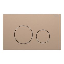 Geberit Sigma40 Betätigungsplatte, rund, 2-Mengen-Spülung Platte, Taste Rotgold gebü... GEBERIT-115628QB1 4064746006746 (Abb. 1)