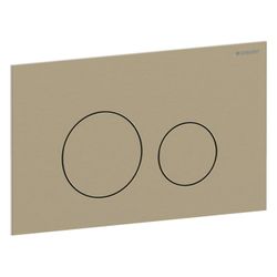 Geberit Sigma40 Betätigungsplatte, rund, 2-Mengen-Spülung Platte, Taste Messing gebü... GEBERIT-115628QF1 4064746006784 (Abb. 1)