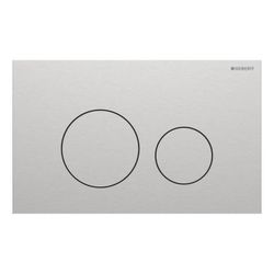 Geberit Sigma40 Betätigungsplatte, rund, 2-Mengen-Spülung Platte, Taste gebürstet, E... GEBERIT-115628FW1 4064746006685 (Abb. 1)