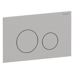 Geberit Sigma40 Betätigungsplatte, rund, 2-Mengen-Spülung Platte, Taste gebürstet, E... GEBERIT-115628FW1 4064746006685 (Abb. 1)