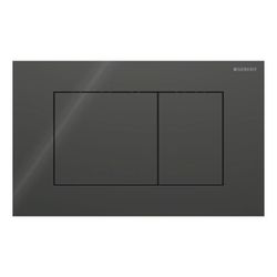 Geberit Sigma40 Betätigungsplatte, eckig, 2-Mengen-Spülung Platte, Taste Schwarz, Gl... GEBERIT-115629SJ1 4064746007026 (Abb. 1)