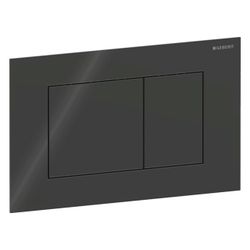 Geberit Sigma40 Betätigungsplatte, eckig, 2-Mengen-Spülung Platte, Taste Schwarz, Gl... GEBERIT-115629SJ1 4064746007026 (Abb. 1)