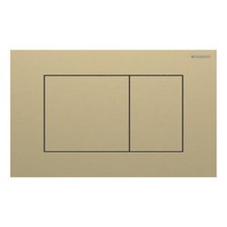 Geberit Sigma40 Betätigungsplatte, eckig, 2-Mengen-Spülung Platte, Taste Messing geb... GEBERIT-115629QF1 4064746006982 (Abb. 1)