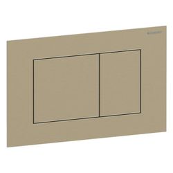 Geberit Sigma40 Betätigungsplatte, eckig, 2-Mengen-Spülung Platte, Taste Messing geb... GEBERIT-115629QF1 4064746006982 (Abb. 1)