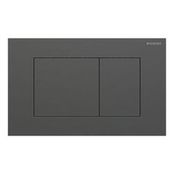 Geberit Sigma40 Betätigungsplatte, eckig, 2-Mengen-Spülung Platte, Taste Schwarzchro... GEBERIT-115629QD1 4064746006968 (Abb. 1)