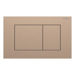 Geberit Sigma40 Betätigungsplatte, eckig, 2-Mengen-Spülung Platte, Taste Rotgold geb... GEBERIT-115629QB1 4064746006944 (Abb. 1)