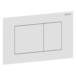 Geberit Sigma40 Betätigungsplatte, eckig, 2-Mengen-Spülung Platte, Taste Weiß matt, ... GEBERIT-115629JT1 4064746006906 (Abb. 1)