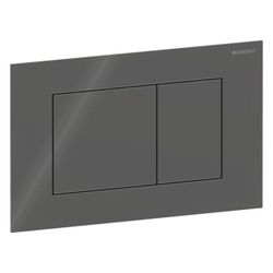 Geberit Sigma40 Betätigungsplatte, eckig, 2-Mengen-Spülung Platte, Taste Lava, Glas ... GEBERIT-115629JK1 4064746007040 (Abb. 1)