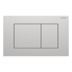 Geberit Sigma40 Betätigungsplatte, eckig, 2-Mengen-Spülung Platte, Taste gebürstet, ... GEBERIT-115629FW1 4064746006883 (Abb. 1)