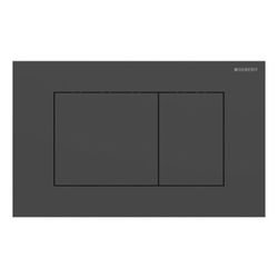 Geberit Sigma40 Betätigungsplatte, eckig, 2-Mengen-Spülung Platte, Taste Schwarz mat... GEBERIT-115629141 4064746006920 (Abb. 1)