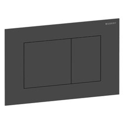 Geberit Sigma40 Betätigungsplatte, eckig, 2-Mengen-Spülung Platte, Taste Schwarz mat... GEBERIT-115629141 4064746006920 (Abb. 1)